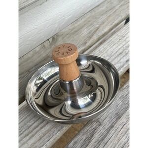 Lovevery Tip & Turn Stainless Wood Game Toy Eye‎ Coordination Spinning Top
